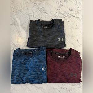 UA Heat Gear Workout- set of 3 T-shirts
